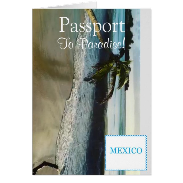 Carte d'invitation passeport|5,6 po x 4 (Devant)