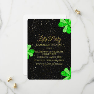 Carte d'invitation personnalisée pour bébé Fête PD