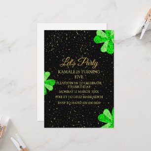 Carte d'invitation personnalisée pour bébé Fête PD