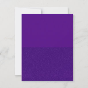 Carte d'invitation personnalisée Violet demi-et-de