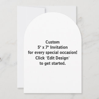 Carte d'invitation plate personnalisée 13 x 18 cm
