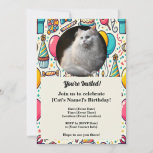 Carte d'invitation pour animaux de compagnie perso