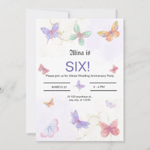 Carte d'invitation pour anniversaire de mariage