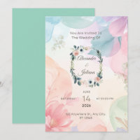 Carte d'invitation pour appartement