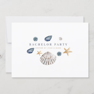 Carte d'invitation pour enterrement de vie de garç