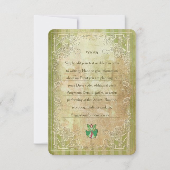 Carte d'invitation pour la fête de la Saint-Patric (Devant)