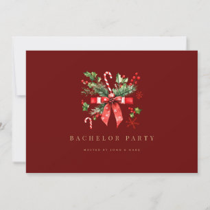 Carte d'invitation pour la fête de Noël
