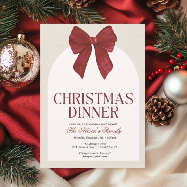 Carte d'invitation pour la fête de Noël de Holiday (Créateur téléchargé)