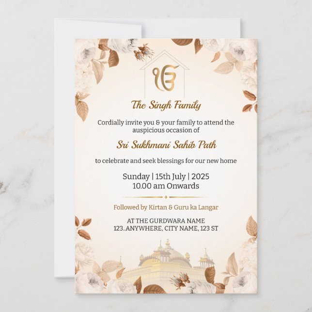 Carte d'invitation pour la fête de pendaison de cr (Devant)