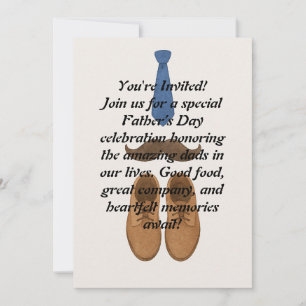 Carte d'invitation pour la Fête des Pères