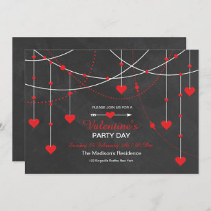 Carte d'invitation pour la Saint-Valentin