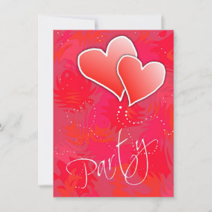 Carte d'invitation pour la Saint-Valentin pour adu
