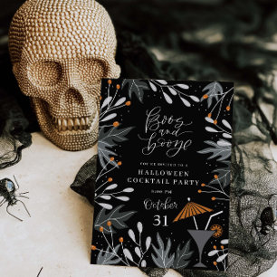 Carte d'invitation pour la soirée Cocktail Hallowe