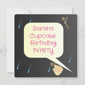 Carte d'invitation pour l'anniversaire de la fête