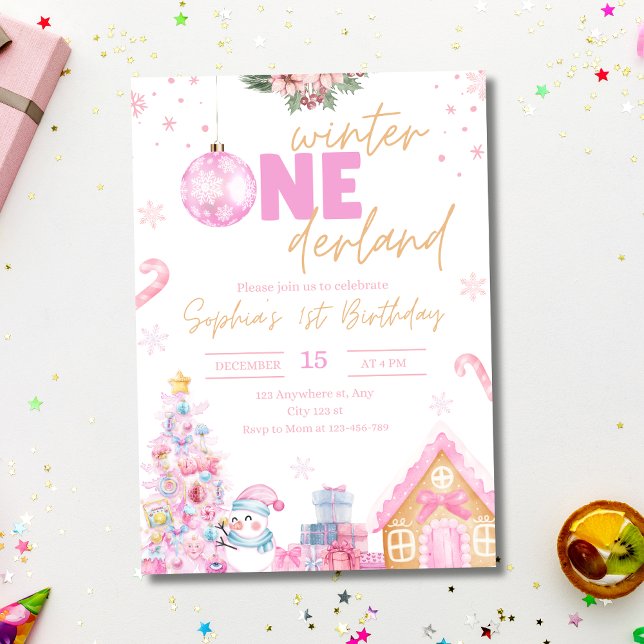 Carte d'invitation pour l'anniversaire de Winter O (Créateur téléchargé)