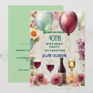 CARTE D'INVITATION POUR LE 4ÈME ANNIVERSAIRE