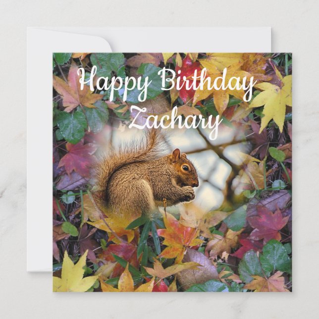 Carte d'invitation pour le premier anniversaire de (Devant)