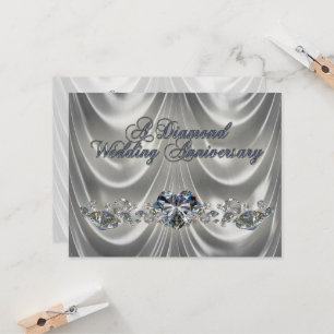 Carte d'invitation pour les 60 ans de mariage