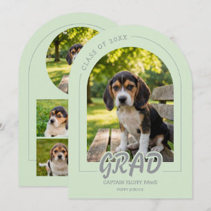 Carte d'invitation pour photos de remise de diplôm