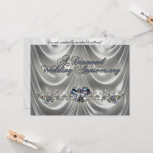 Carte d'invitation pour un anniversaire de mariage