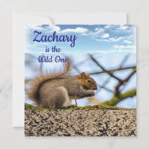 Carte d'invitation pour un premier anniversaire Wi