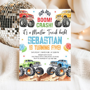 Carte d'invitation pour une fête d'anniversaire de