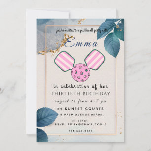 Carte d'invitation pour une fête d'anniversaire de