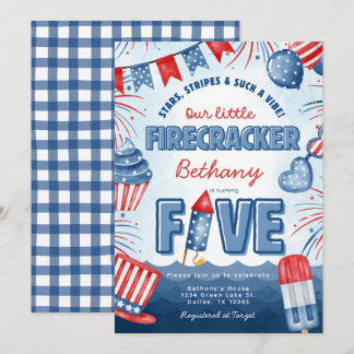Carte d'invitation pour une fête d'anniversaire le