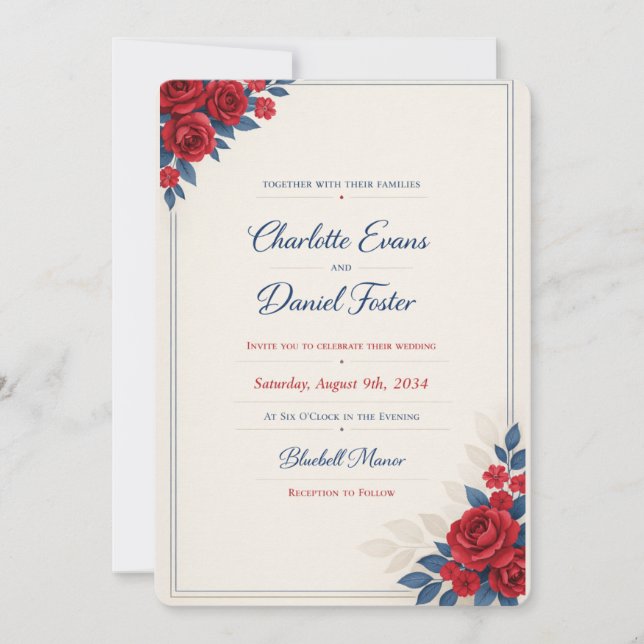 carte d'invitation premium (Devant)