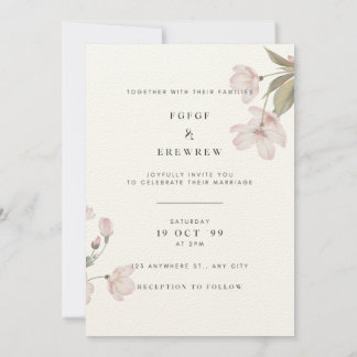 carte d'invitation recto-verso