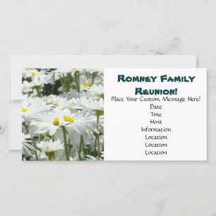 Carte d'invitation Reunion familiale Carte photo P