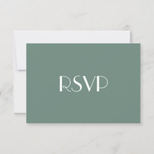 Carte d'invitation RSVP du Parti Vert Moderne