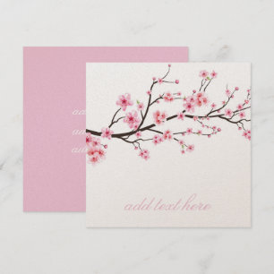 CARTE D'INVITATION : SAKURA CHERRY BLOSSOMS