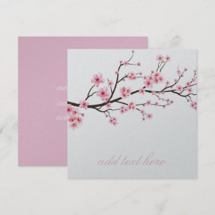 CARTE D'INVITATION : SAKURA CHERRY BLOSSOMS