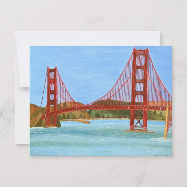 Carte d'invitation San Francisco (Devant)