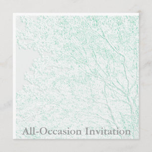Carte d'invitation toutes occasions en relief - Ar
