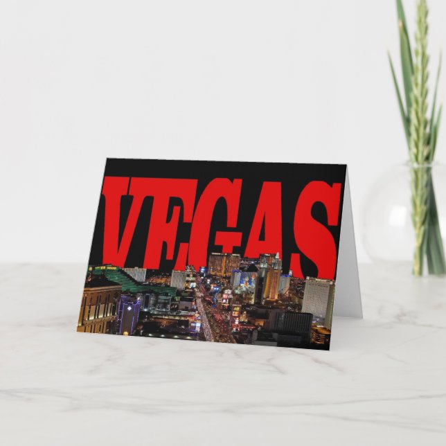 Carte d'invitation VEGAS Strip (Devant)