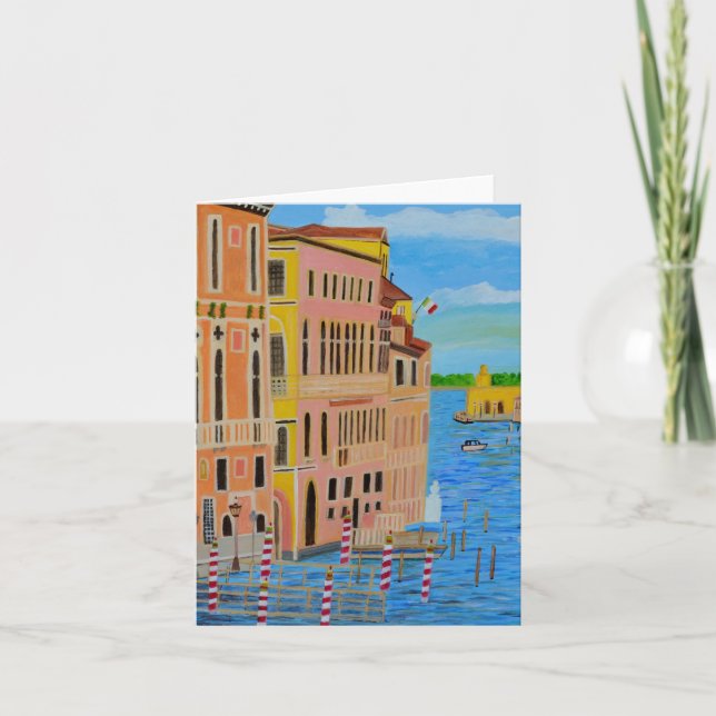 Carte d'invitation Venise magnifique   (Devant)