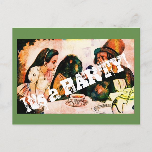 Carte d'invitation vintage (Devant)