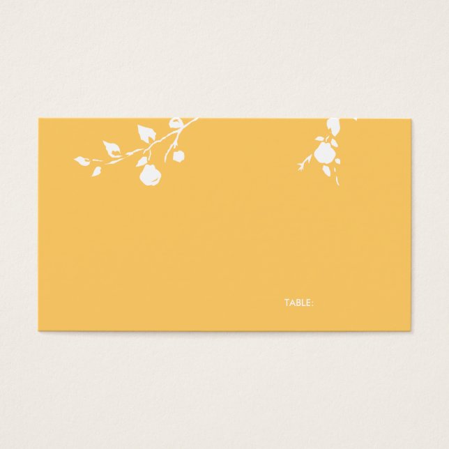 Carte d'invité de table - Une grande poire (Devant)