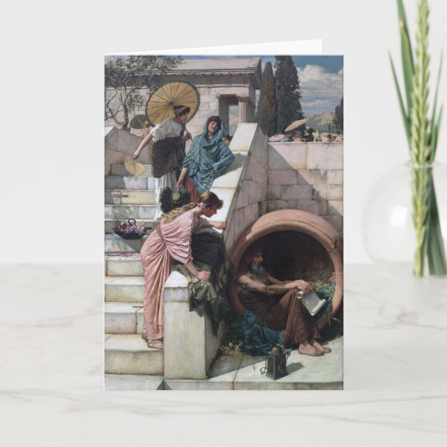 Carte Diogene - John William Waterhouse (Devant)