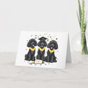 Carte Diplôme Chiens de caniche standard