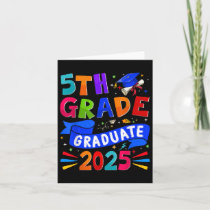 Carte Diplômé de 5e année 2025 Cl De 2025 Enfants