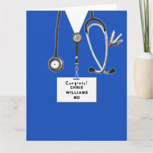 Carte Diplôme de docteur de l'école de médecine
