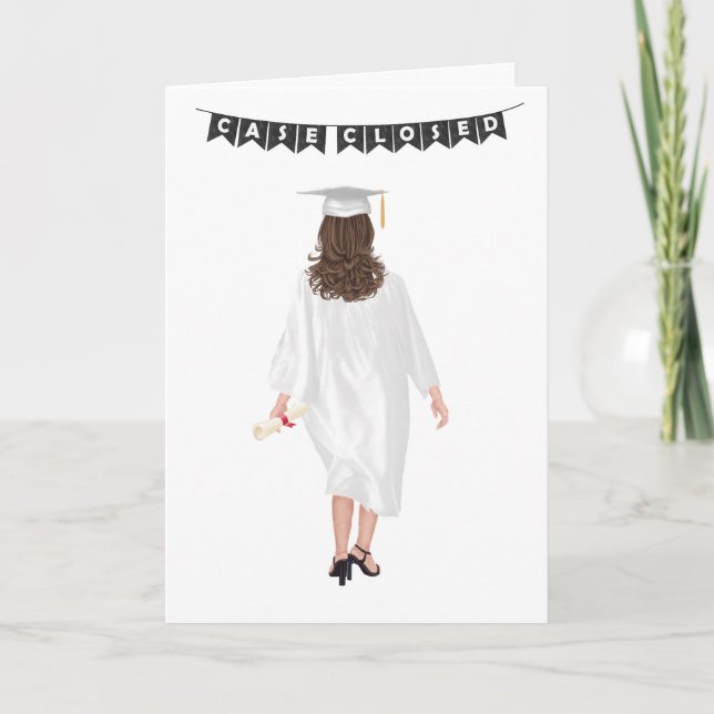 Carte Diplôme de droit chic personnalisé (Devant)