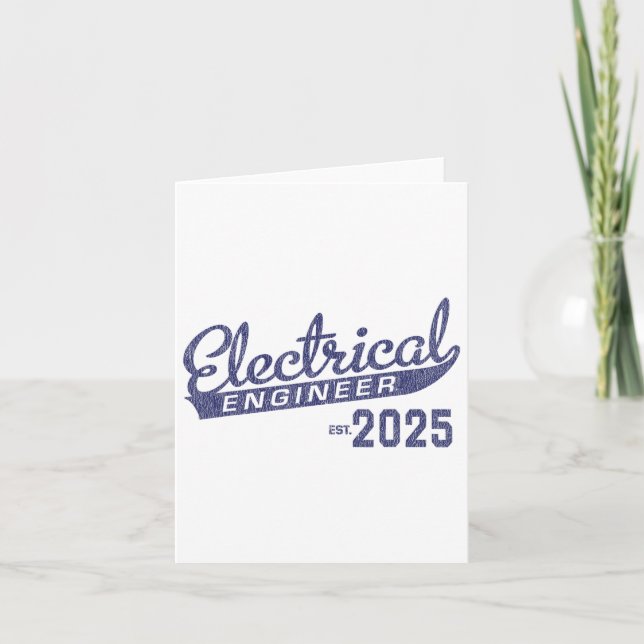 Carte Diplôme de génie électrique 2025 1 (Devant)