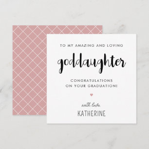 Carte Diplôme de Godgirl moderne et mignonne