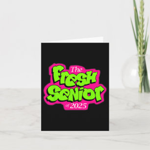 Carte Diplômé de la promotion 2025 Fresh Senior Style TV