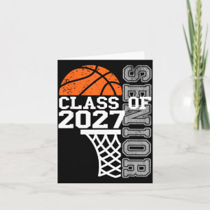 Carte Diplômé de la promotion 2027 senior 2027 basket-ba