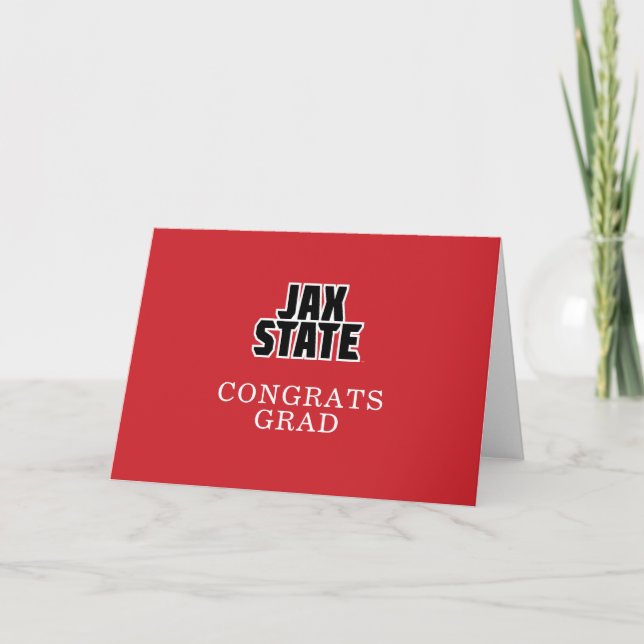 Carte Diplômé de l'Université d'État de Jacksonville (Devant)